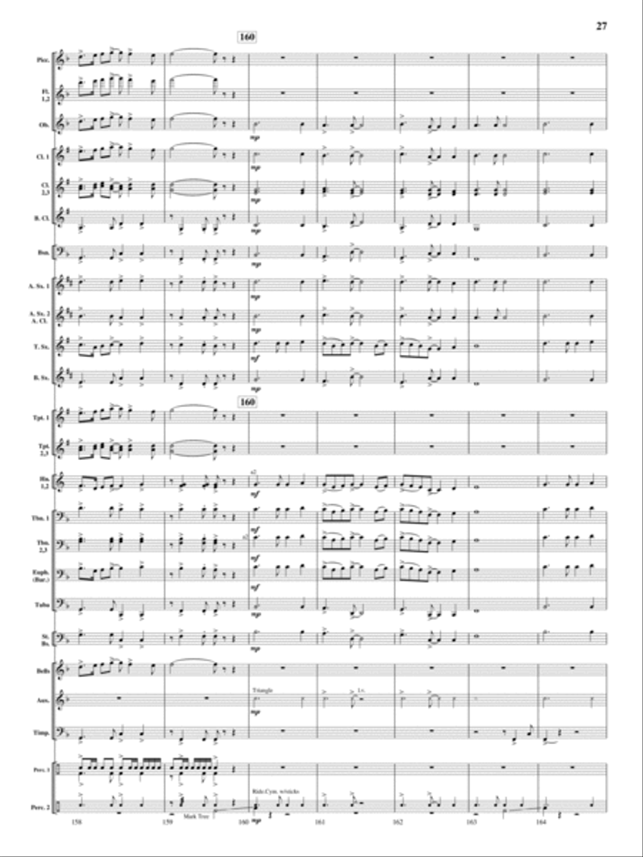 On Wings of Magic Concert Band scores gallery preview page 26