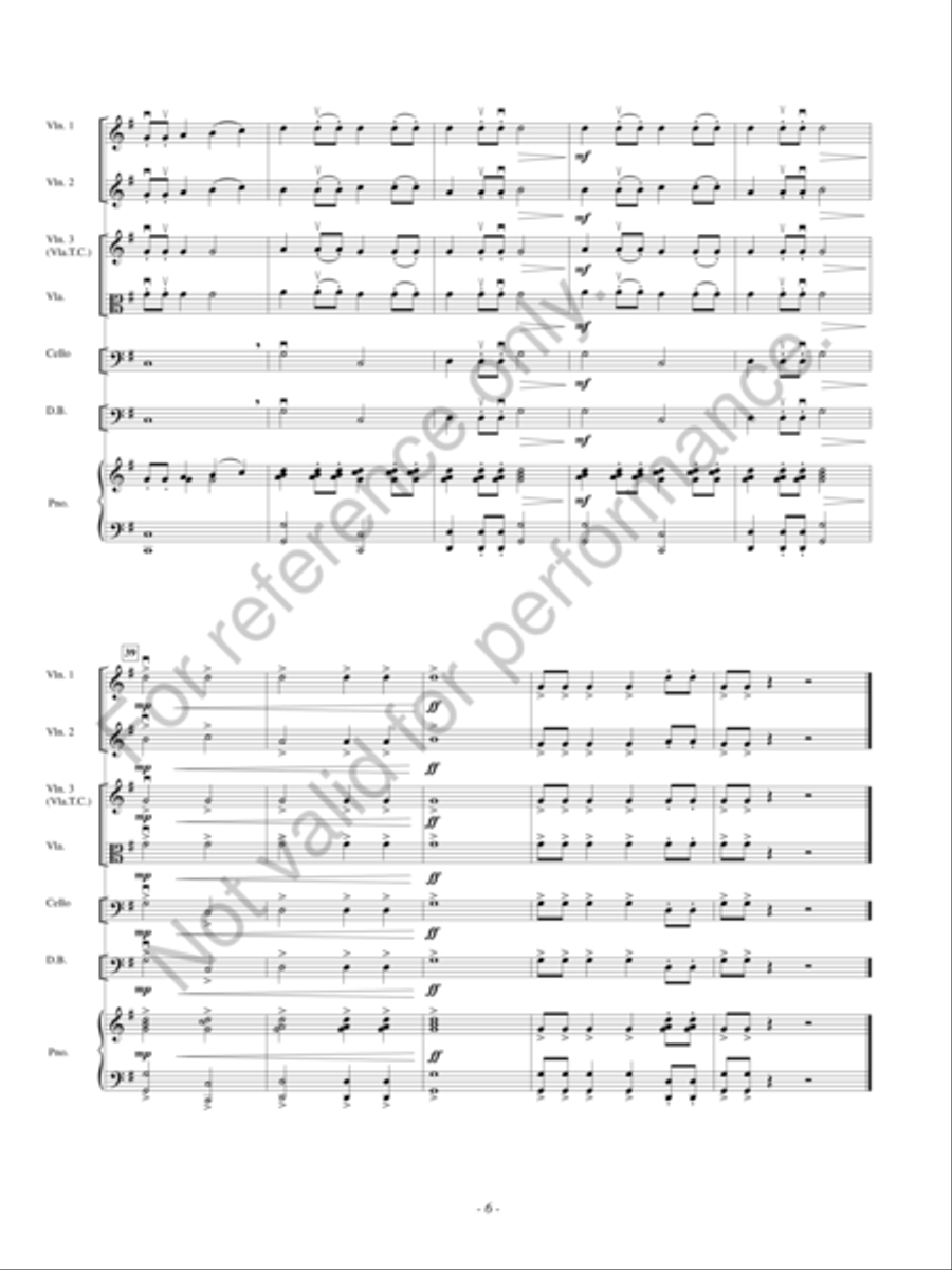Soaring Above the Clouds String Orchestra scores gallery preview page 5