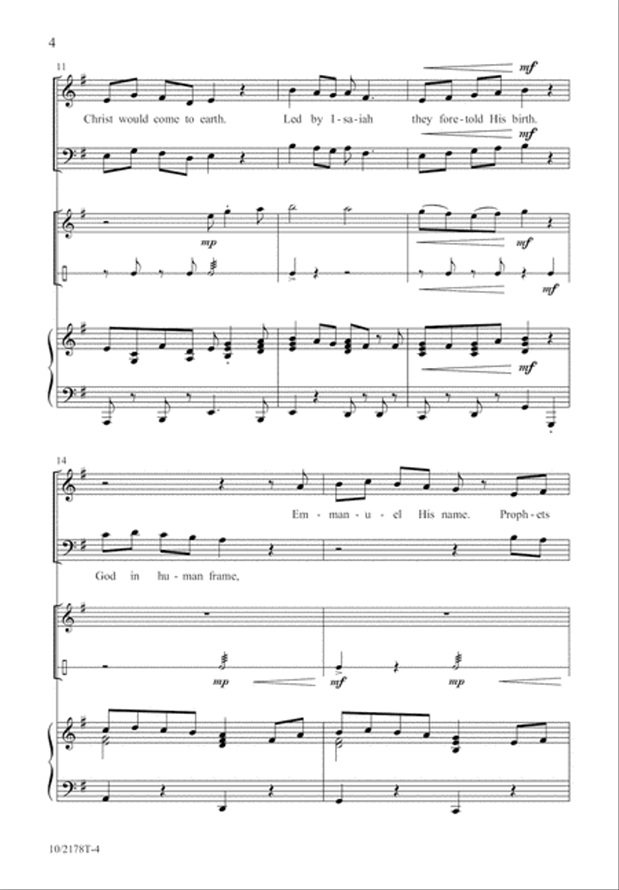 Prophets Knew 4-Part scores gallery preview page 4