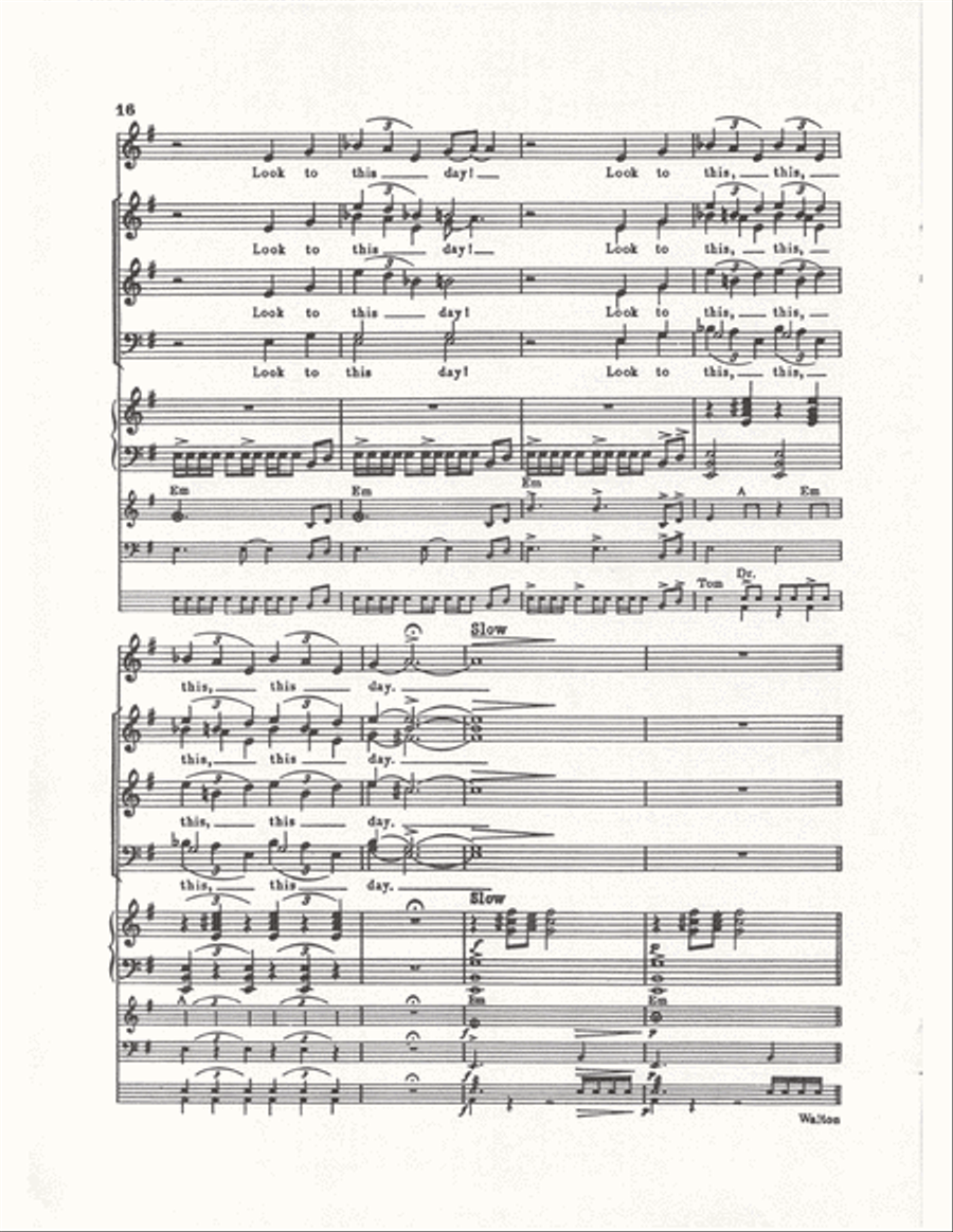 Look to this Day (Vocal Score) Divisi scores gallery preview page 16