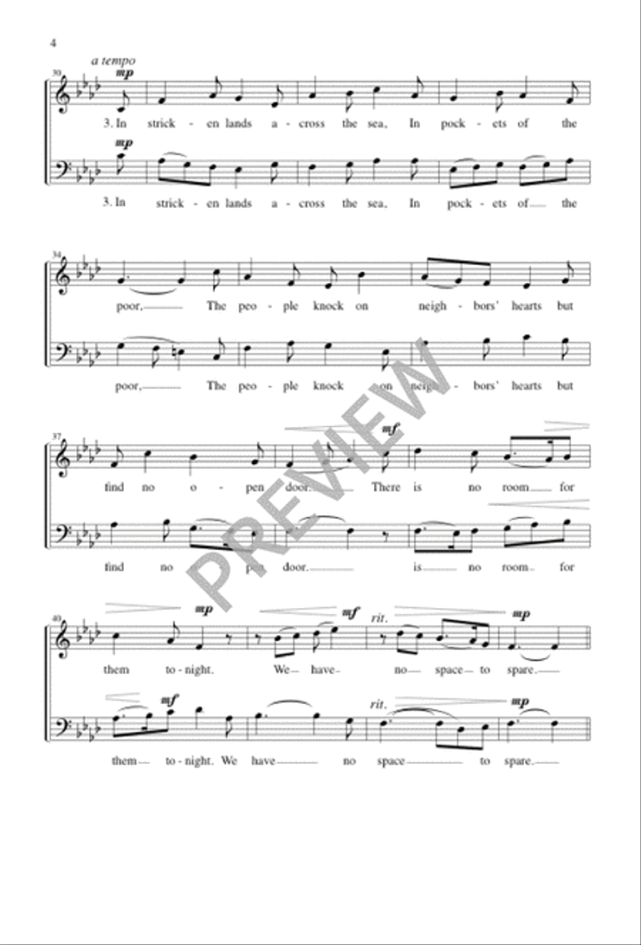 Ballad of Bethlehem 2-Part scores gallery preview page 4