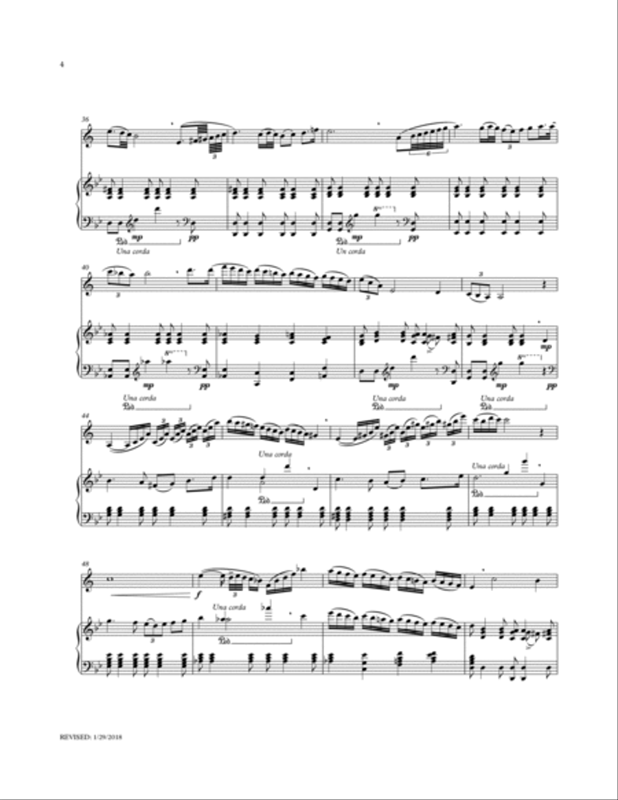 Elegy for Clarinet Clarinet Solo scores gallery preview page 4