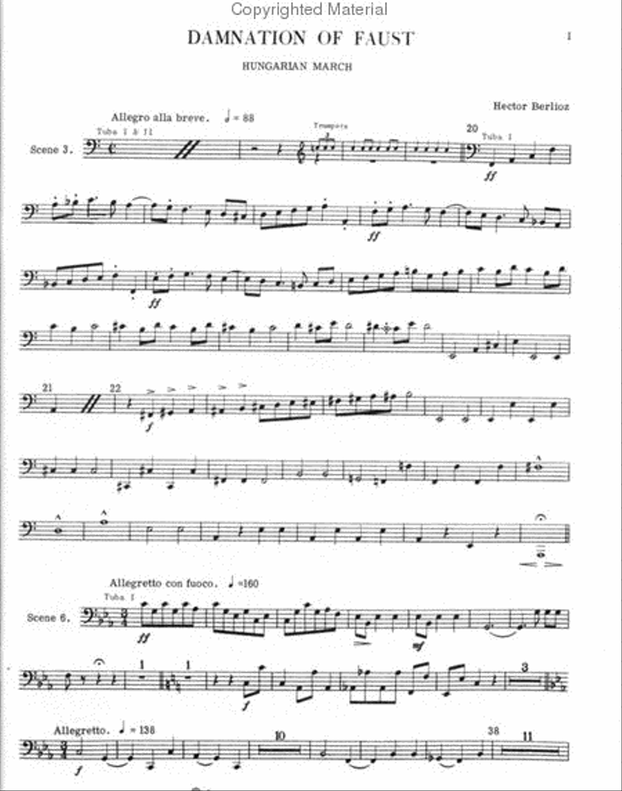 Tuba Excerpts, Volume 1 ( Sear & Waldeck) Tuba scores gallery preview page 2