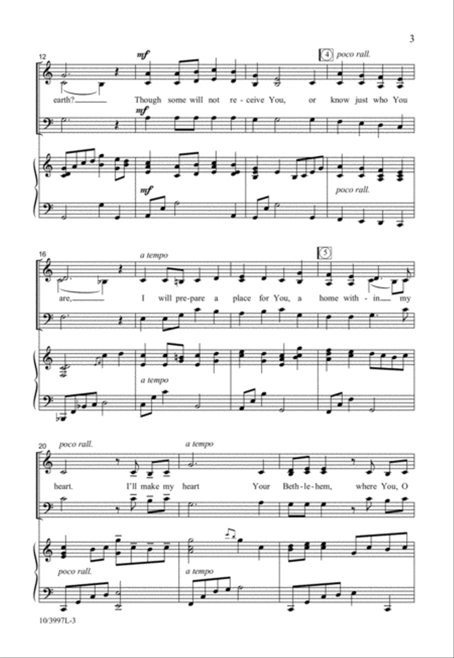 My Heart, Your Bethlehem 3-Part scores gallery preview page 4