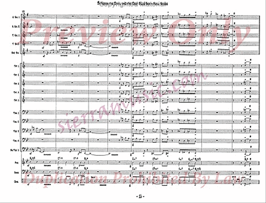 Between The Devil And The Deep Blue Sea Jazz Ensemble scores gallery preview page 16