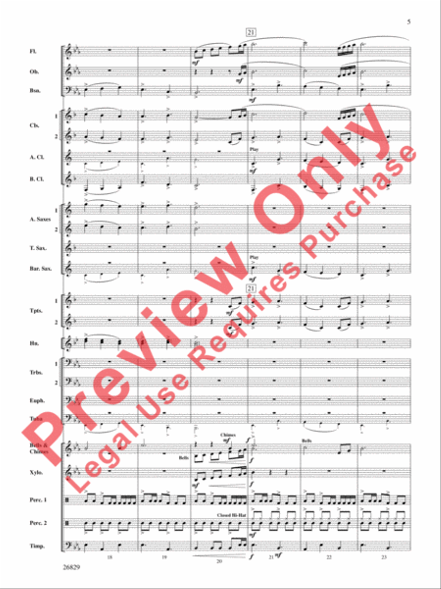Semper Melior Semper Melior Concert Band scores gallery preview page 6