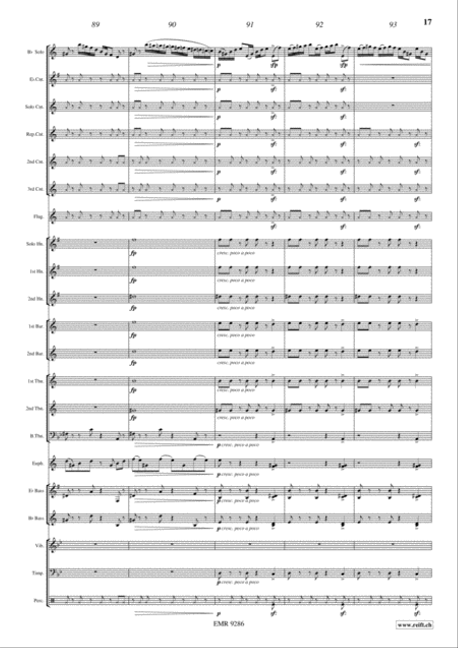 Fantasia del Tango Brass Band scores gallery preview page 17