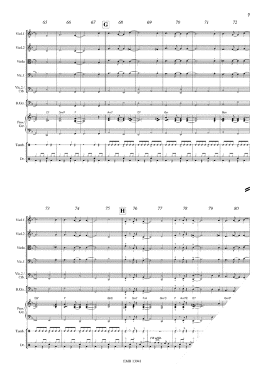 O Christmas Tree String Quintet scores gallery preview page 8