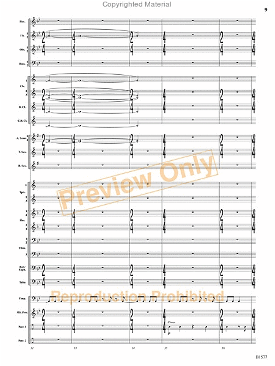 Evocatio Evocatio Concert Band scores gallery preview page 10