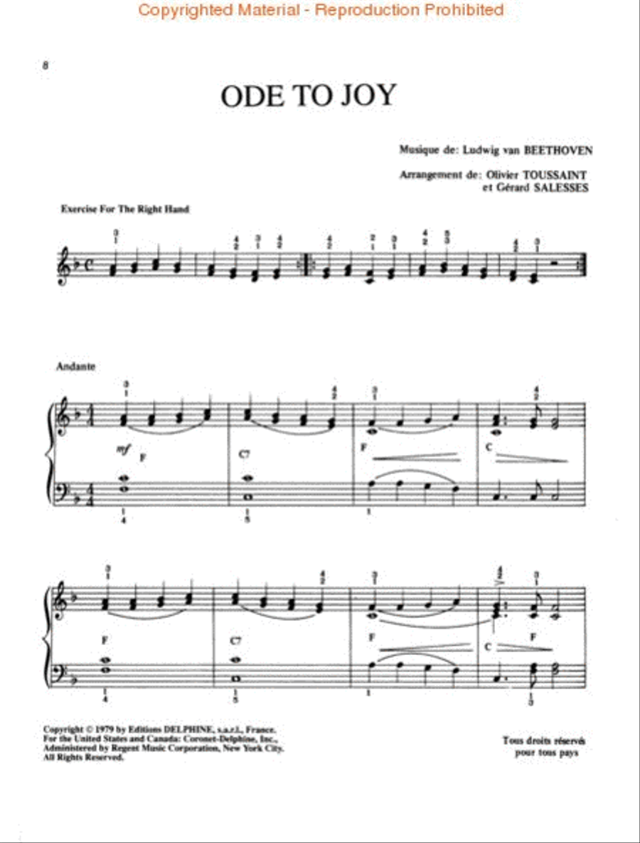 The Richard Clayderman Collection for Easy Piano Easy Piano scores gallery preview page 3