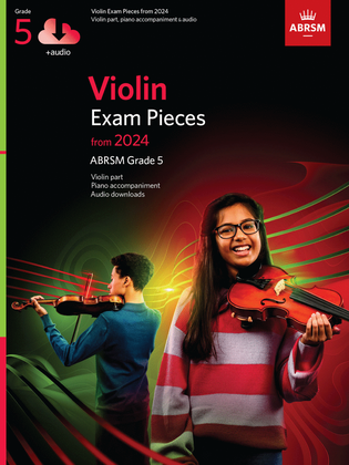 Book cover for Violin Exam Pieces from 2024
