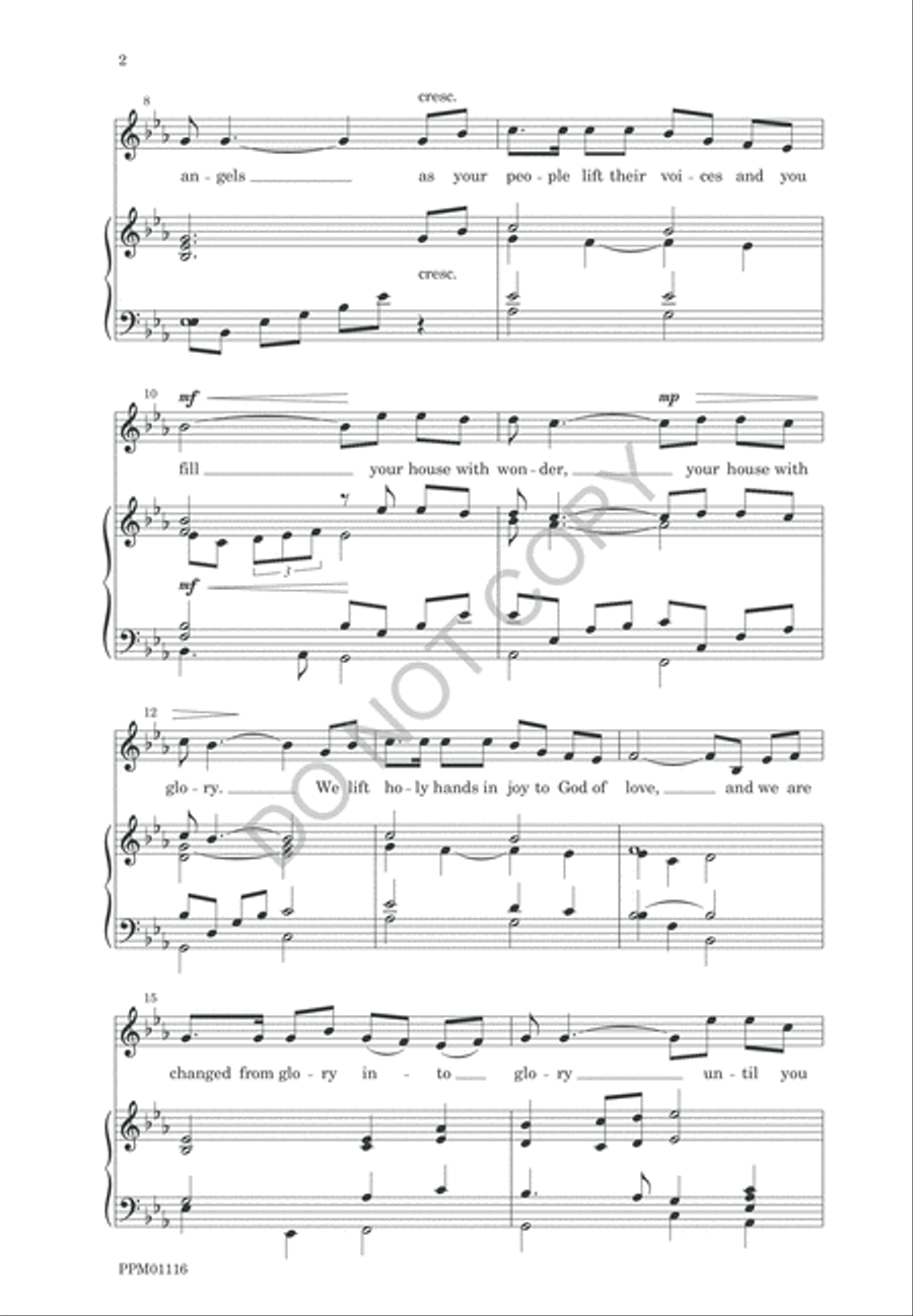 Glory into Glory Glory into Glory 4-Part scores gallery preview page 5