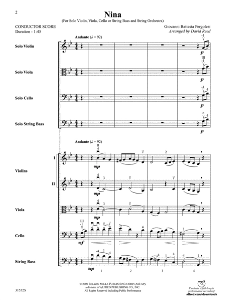 Nina String Orchestra scores gallery preview page 2