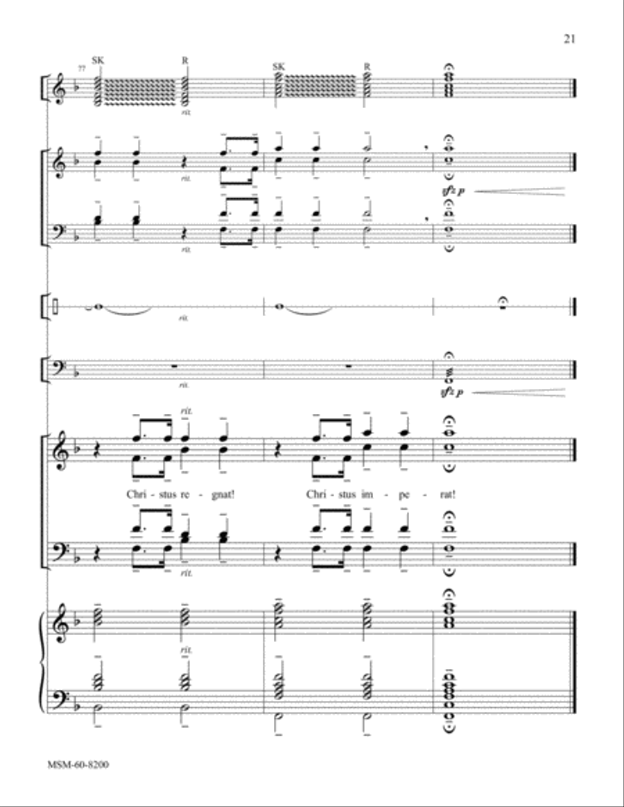 To Jesus Christ, Our Sovereign King (Full Score) Choir scores gallery preview page 9