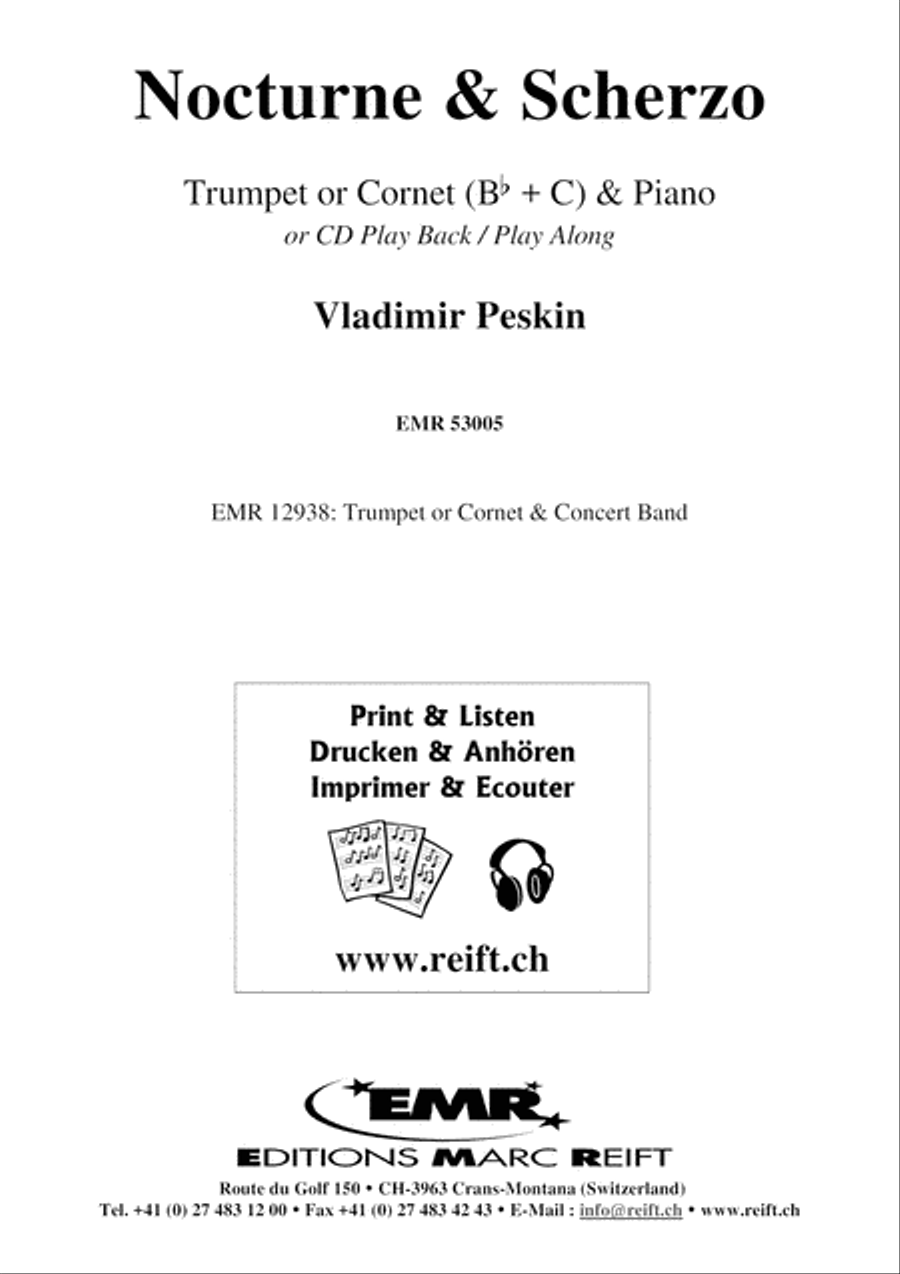 Nocturne & Scherzo Cornet scores gallery preview page 2
