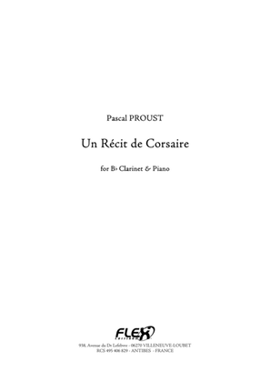 Book cover for Un Recit de Corsaire