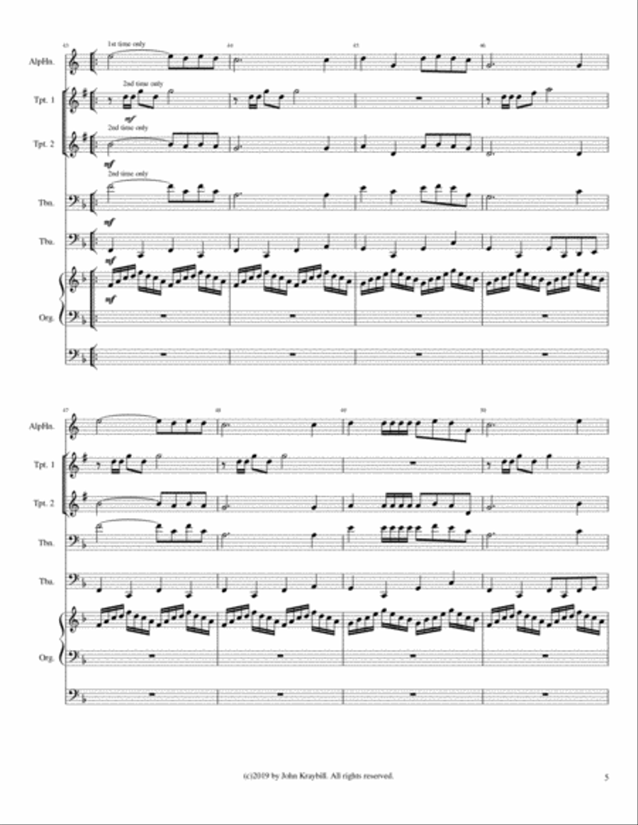 Shepherd's Horn Small Ensemble scores gallery preview page 5