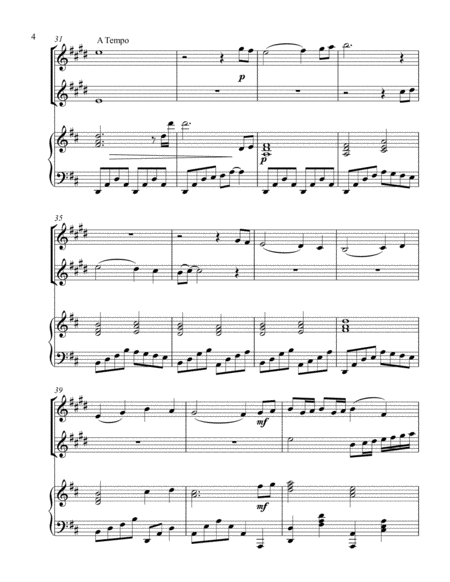 Pachelbel's Noel (treble Bb instrument duet) image number null