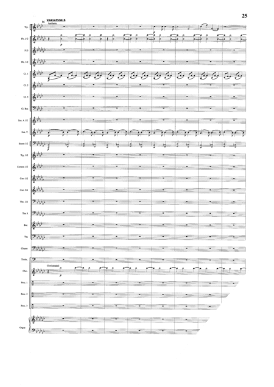 Thema und Variationen Concert Band scores gallery preview page 9