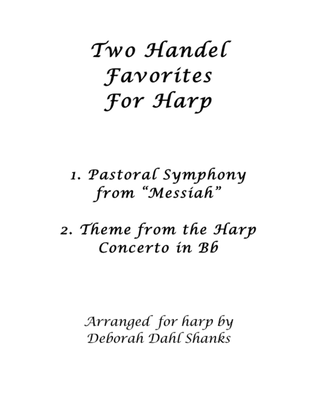 Two Handel Favorites for Harp