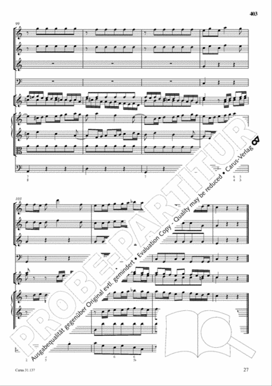 The Complete Sacred Vocal Works (Das geistliche Vokalwerk) Voice scores gallery preview page 404