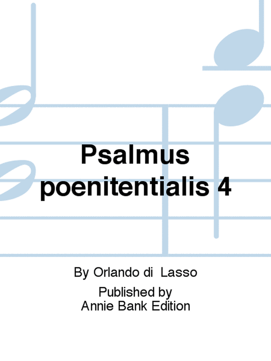 Psalmus poenitentialis 4