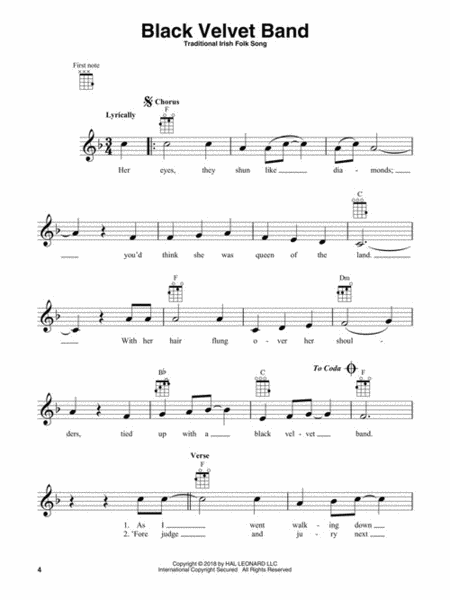 Irish Ukulele Songbook by Various Ukulele - Sheet Music