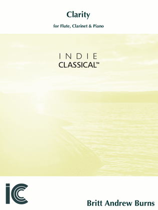 Clarity - for Flute, Bb Clarinet & Piano