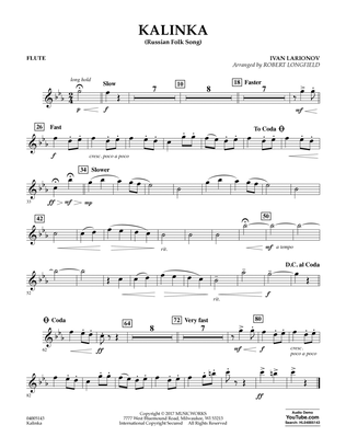 Kalinka (Russian Folk Song) - Flute
