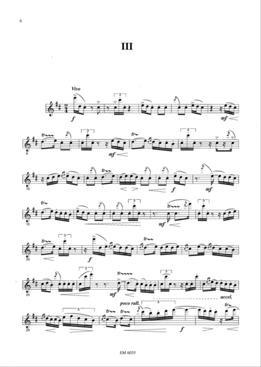 Desert Songs for Solo Flute Flute Solo scores gallery preview page 4