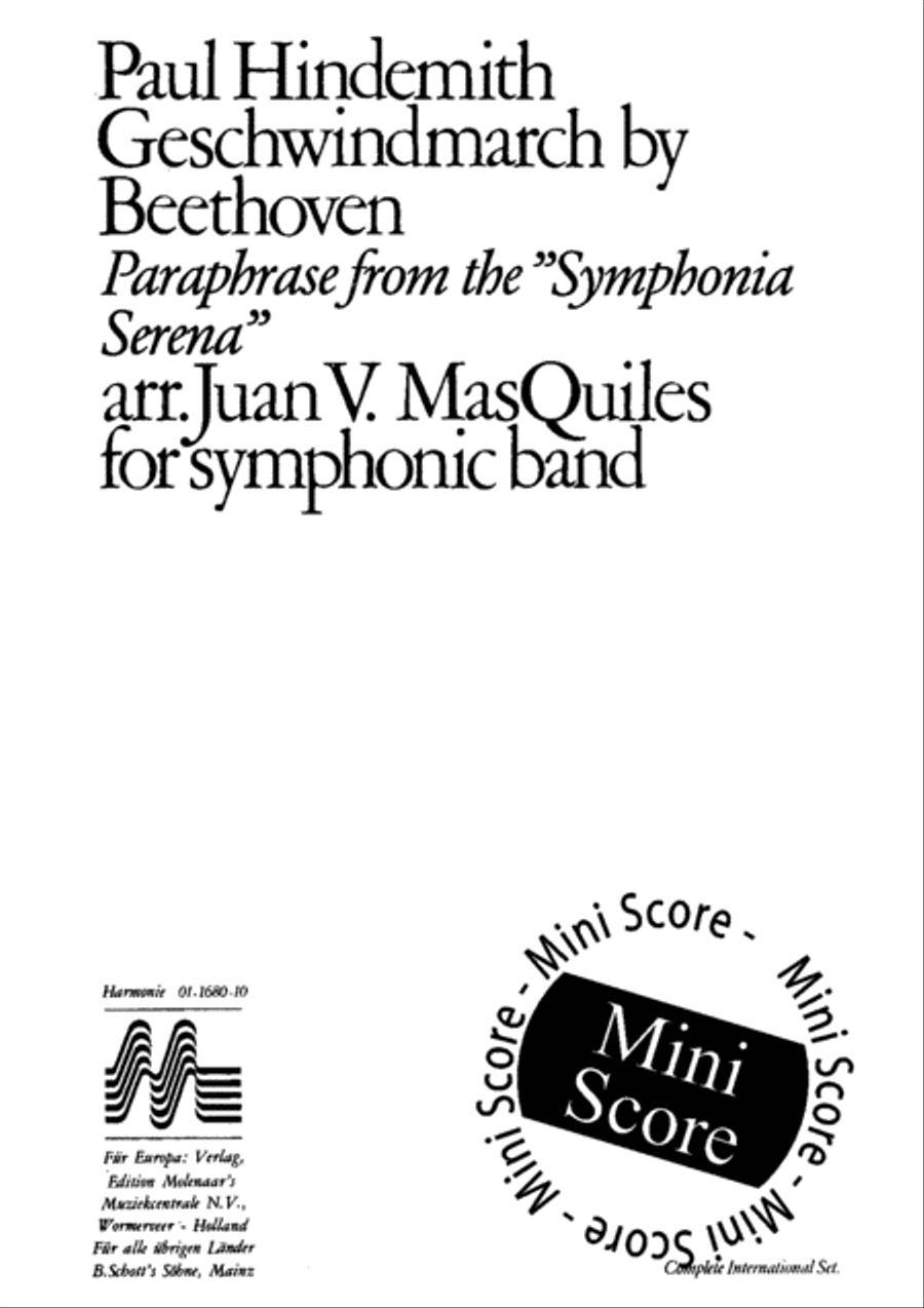 Geschwind Marsch by Beethoven Concert Band scores gallery preview page 3