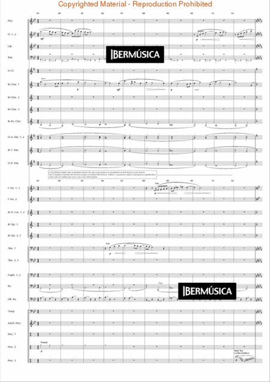 El Quijote Concert Band scores gallery preview page 11