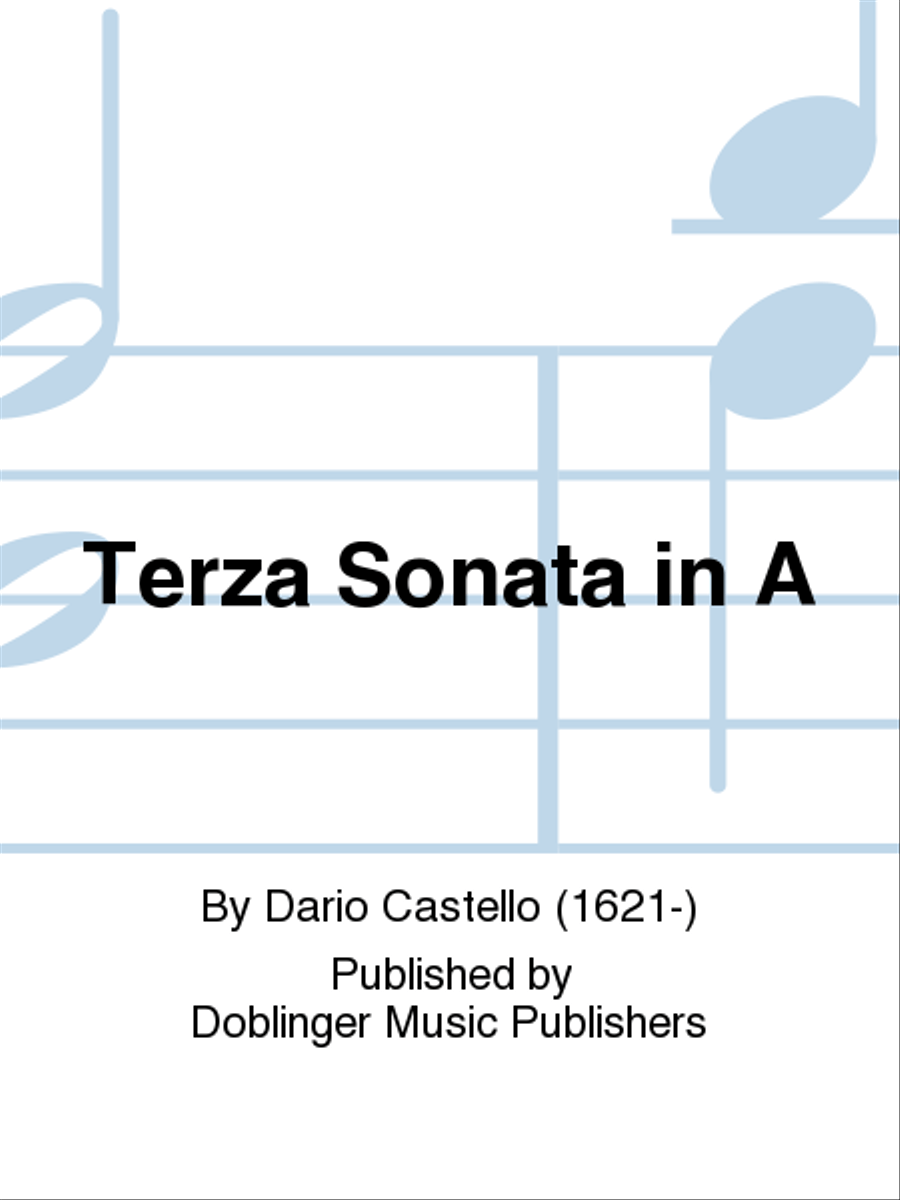 Terza Sonata in A