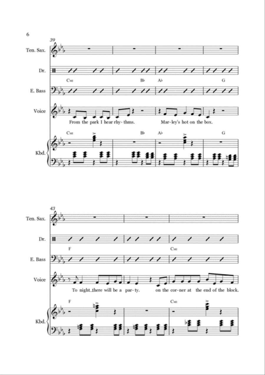 Master Blaster Jazz Ensemble scores gallery preview page 6