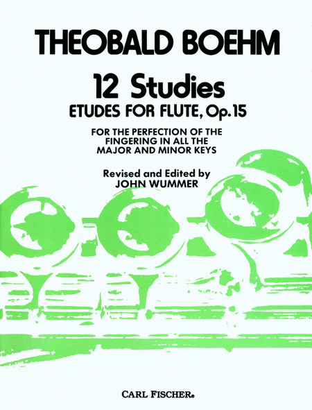 12 Studies (Etudes) for Flute, Op. 15