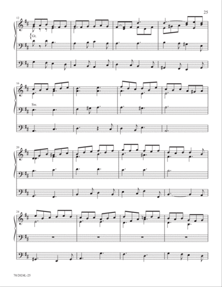 The Sacred Organ Library, Vol. 1 Organ Solo scores gallery preview page 13