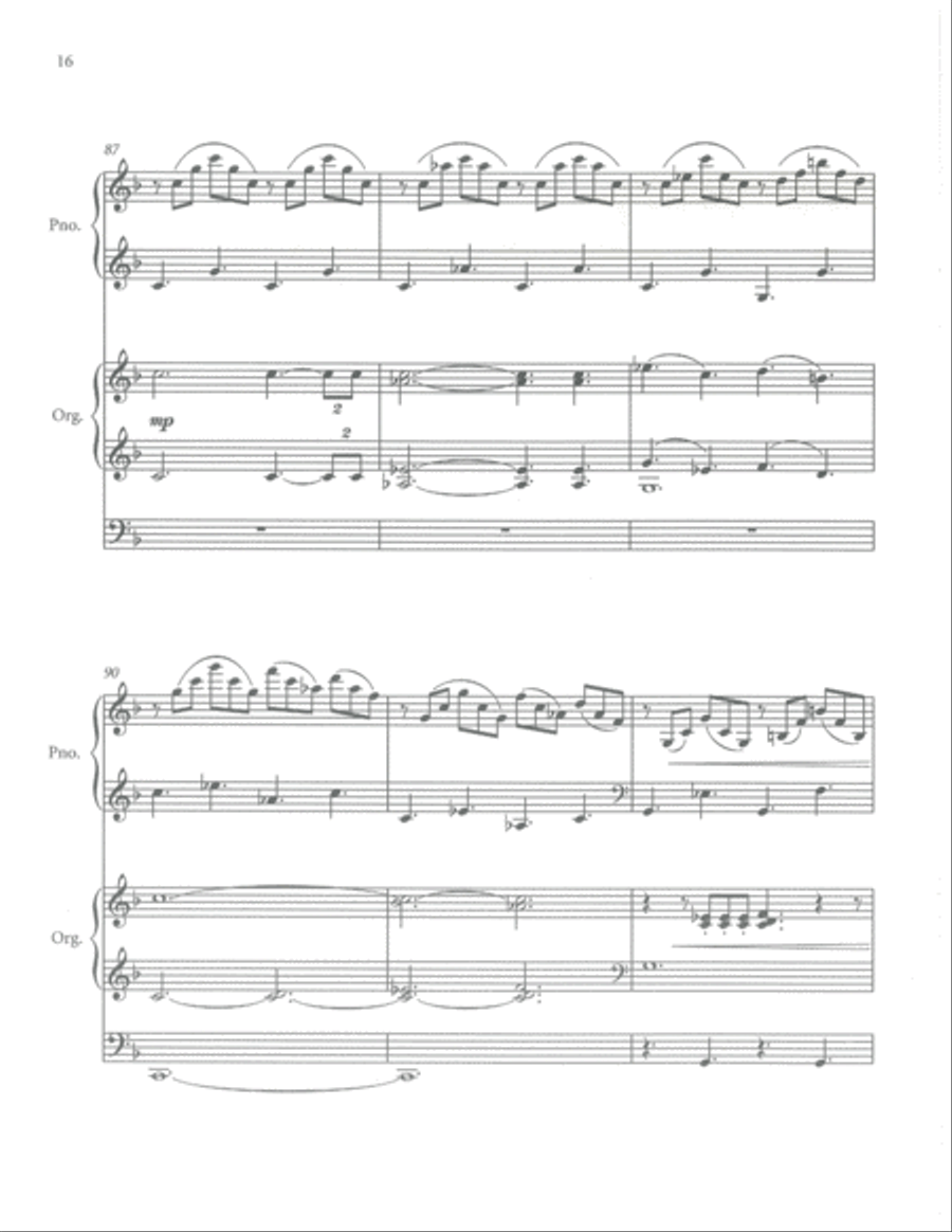 Mine Eyes Have Seen the Glory Organ scores gallery preview page 14