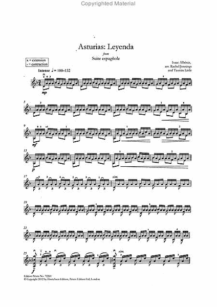 Asturias -- Leyenda from Suite española (Arranged for Violin)