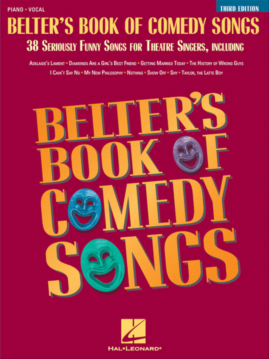 Belter's Book of Comedy Songs - Third Edition Voice scores gallery preview page 1