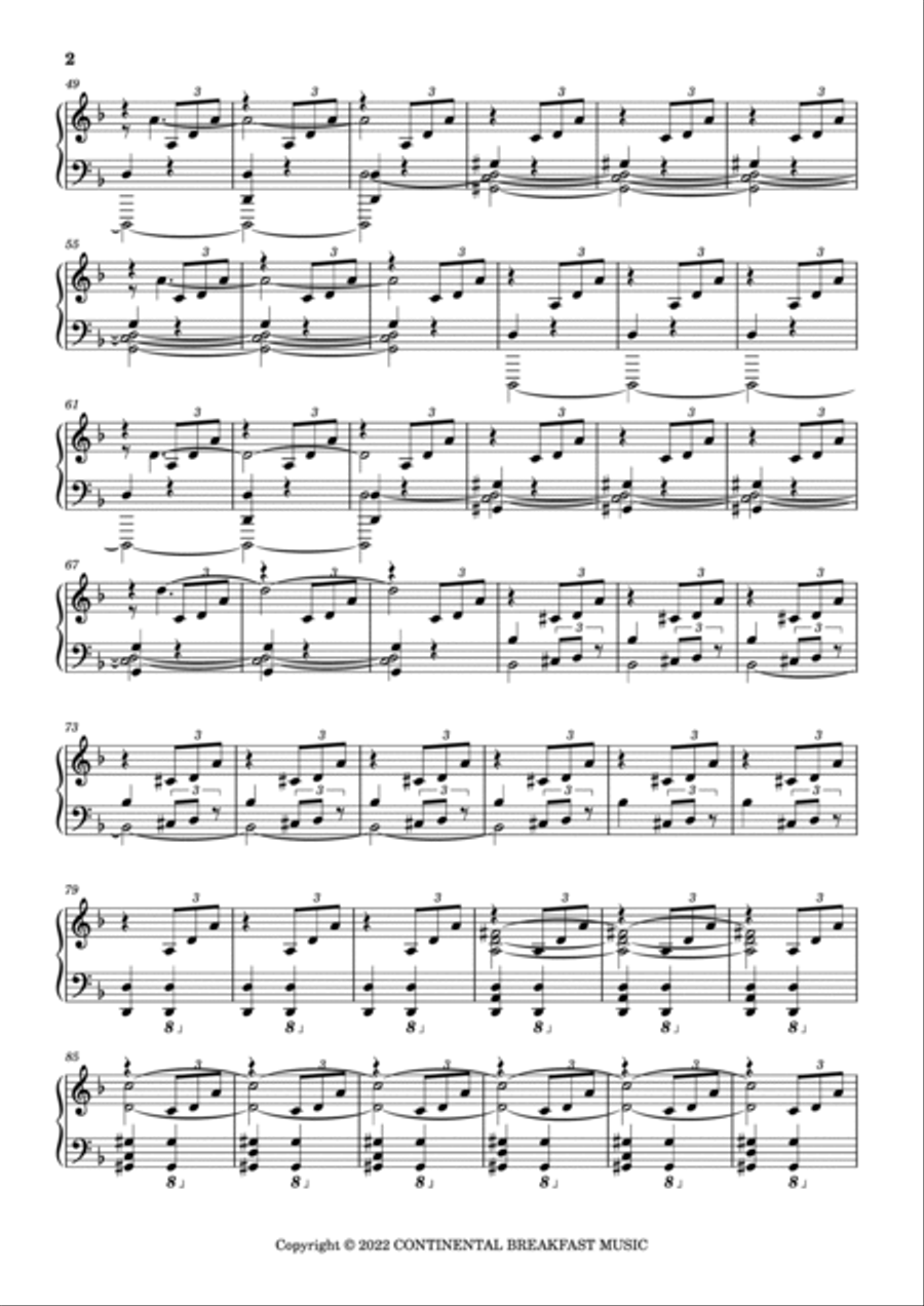 Severance Piano Solo scores gallery preview page 2
