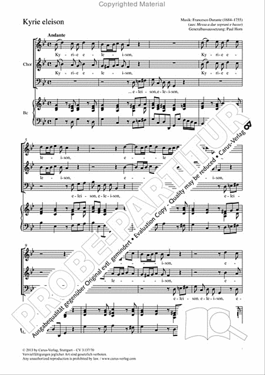 Kyrie eleison 3-Part scores gallery preview page 2