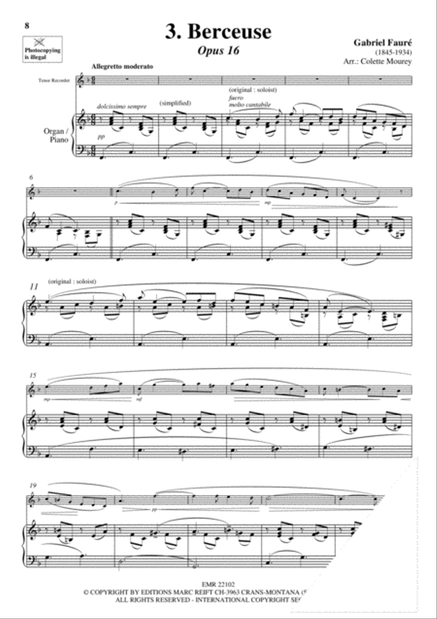 20 Greatest Meditations Tenor Recorder scores gallery preview page 5