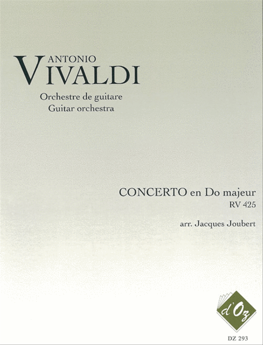 Concerto en Do majeur, RV 425 Guitar Ensemble scores gallery preview page 1