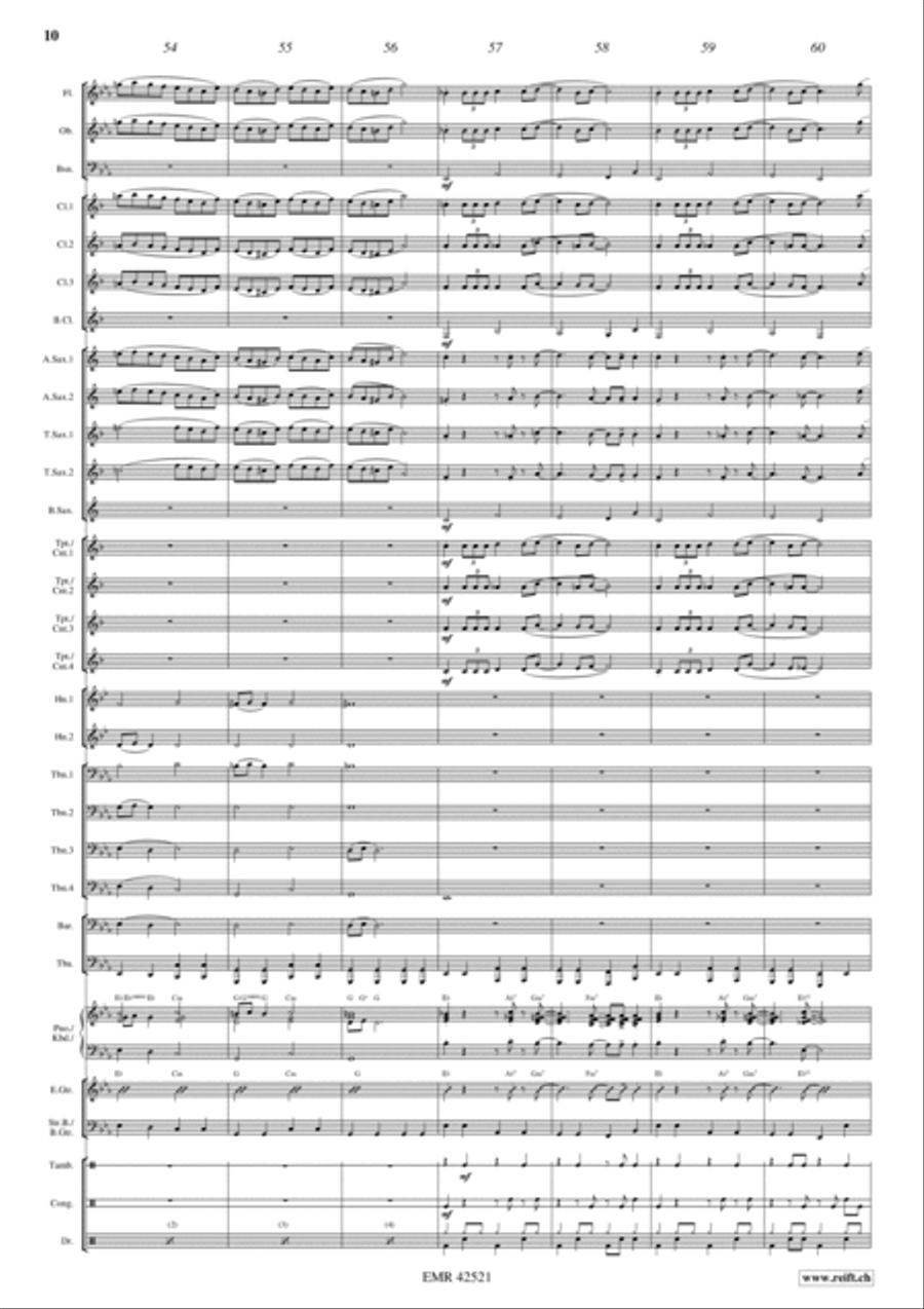 Nutcracker Swing Concert Band scores gallery preview page 11