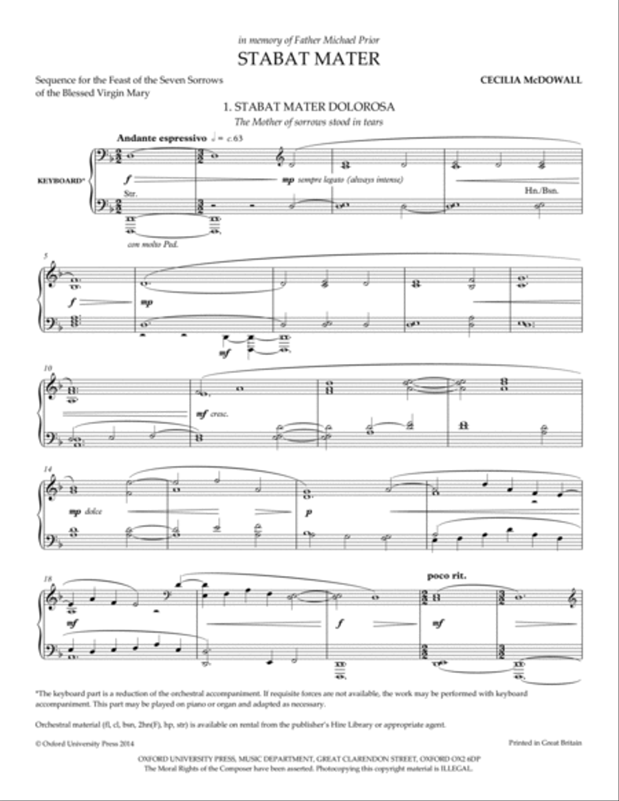 Stabat Mater Stabat Mater 4-Part scores gallery preview page 2