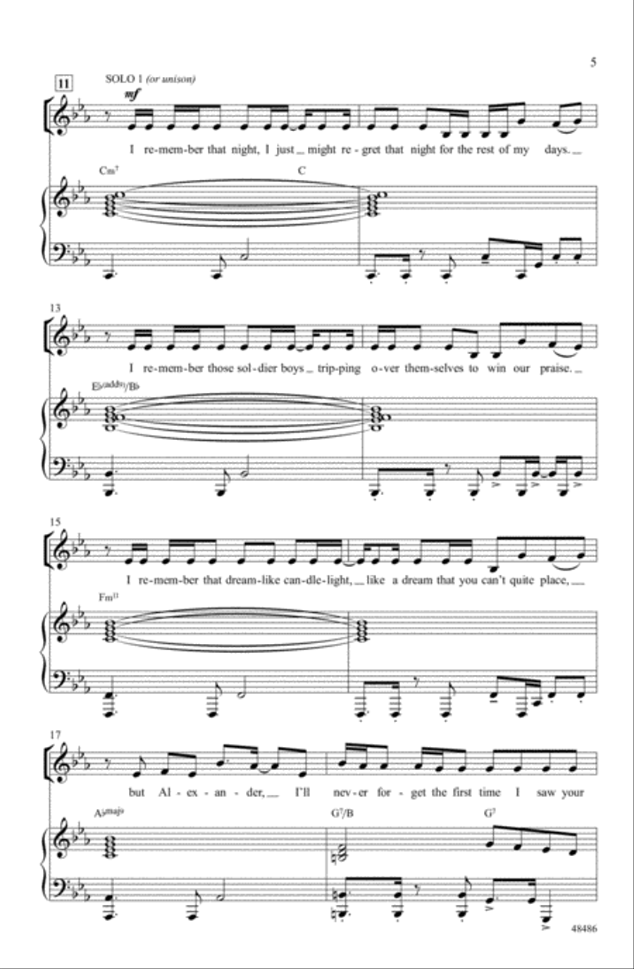 Hamilton Women Hamilton Women Choir scores gallery preview page 3
