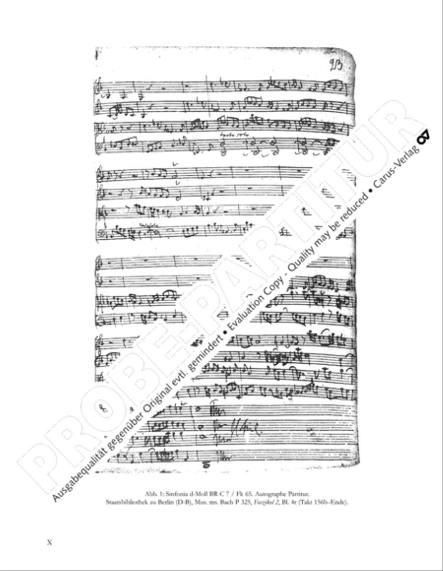 Gesamtausgabe Band 6 (Orchestermusik III: Sinfonien) Orchestra scores gallery preview page 11
