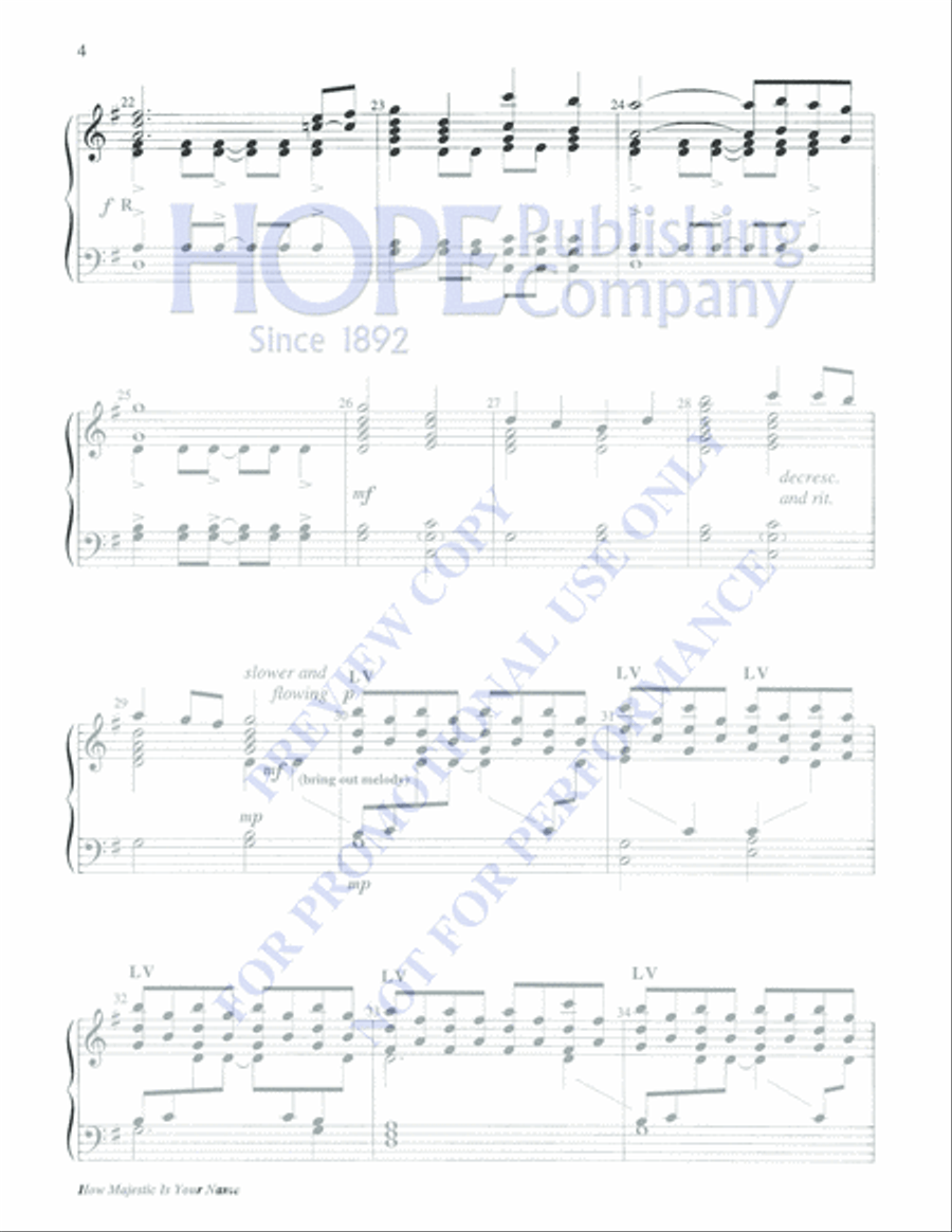 How Majestic is Your Name 3-Octaves scores gallery preview page 4