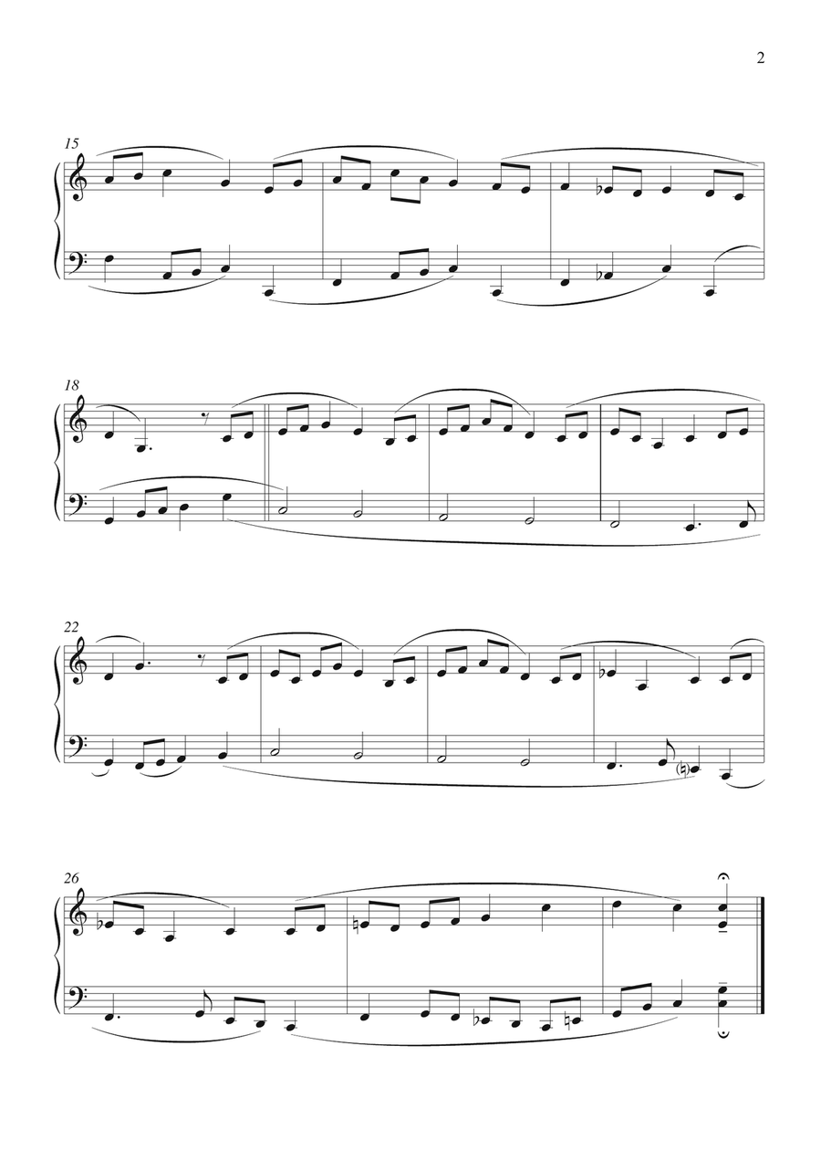 Six Secret Songs Piano Solo scores gallery preview page 2