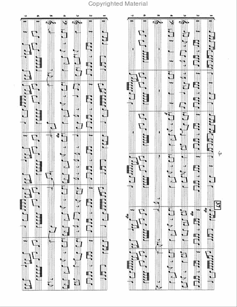 Taqsim Taqsim Percussion Ensemble scores gallery preview page 4